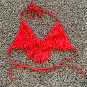 L*space Audrey Fringe Bikini Top